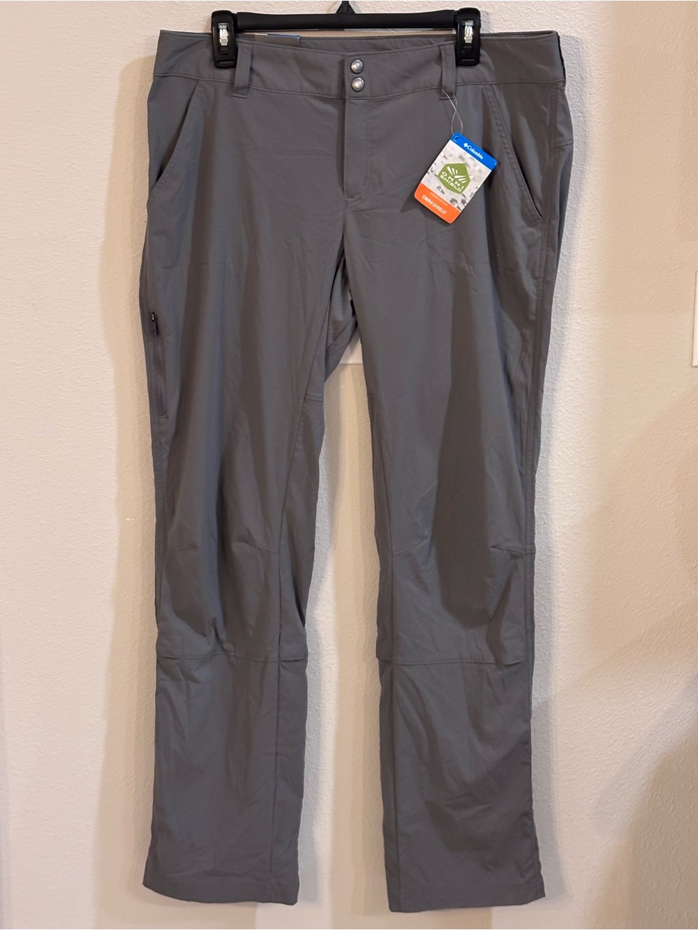 Columbia Saturday Trail Stretch Pants, Gray. Women’s 14 Long. New with tags!